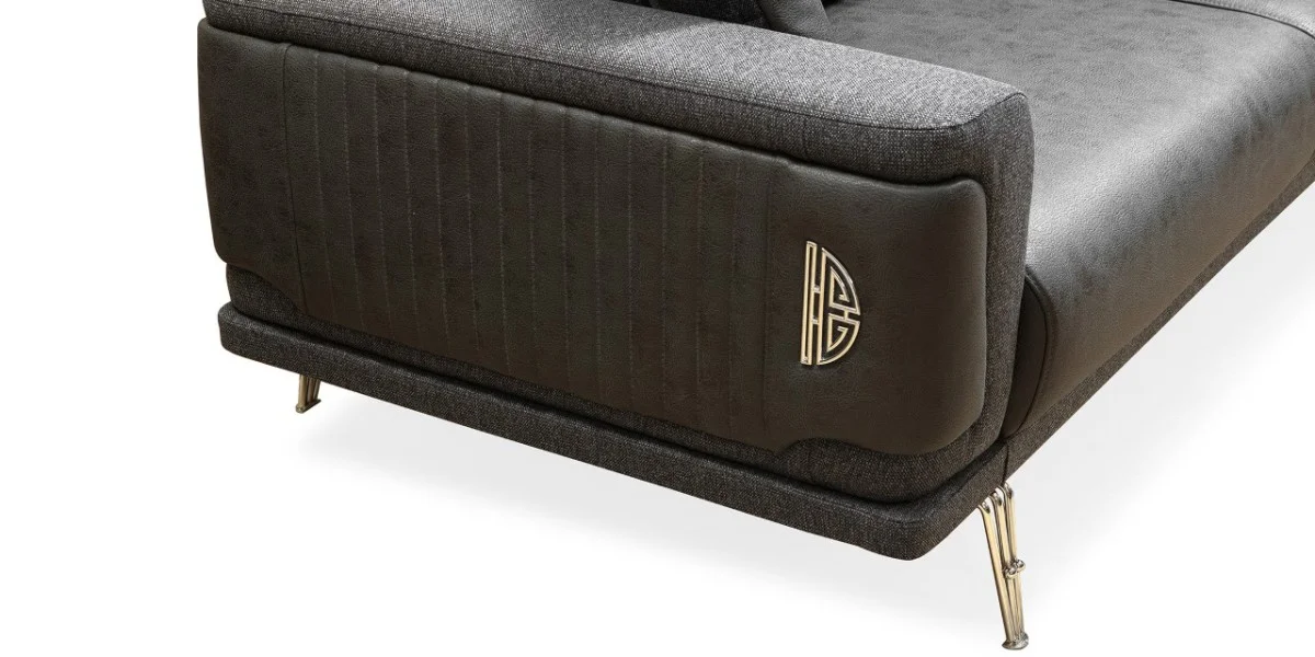 P1298 Asos Koltuk Takimi Gümüs - YELES SOFA