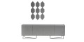 P4417 Cleopatra Yemek Odasi - ENTER SOFA Detay 2