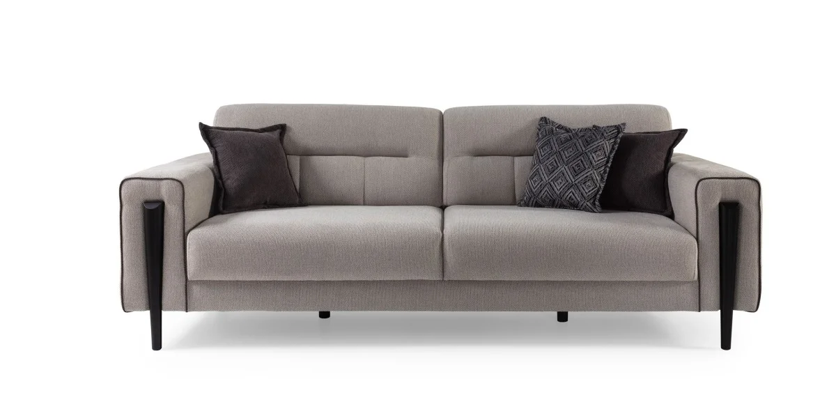 P5123 Enza Koltuk Takimi Siyah - YELES SOFA