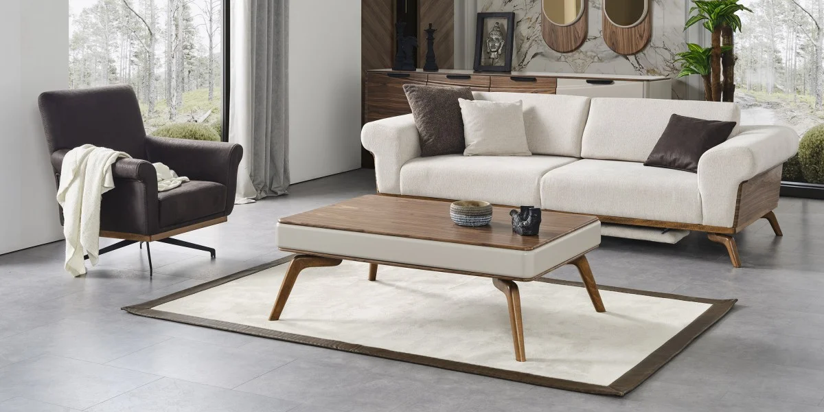 P2684 Legno Koltuk Takimi  - LOUIS HOME