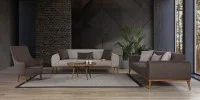 P1299 Loft Koltuk Takimi Keten - YELES SOFA Ana Resim