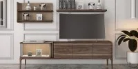 P2147 Marsilya Tv Ünitesi Ceviz - NIŞANTAŞI MOBILYA Detay 1