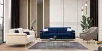 P4313 Tesla Koltuk Takimi Gold - BI HOME Ana Resim