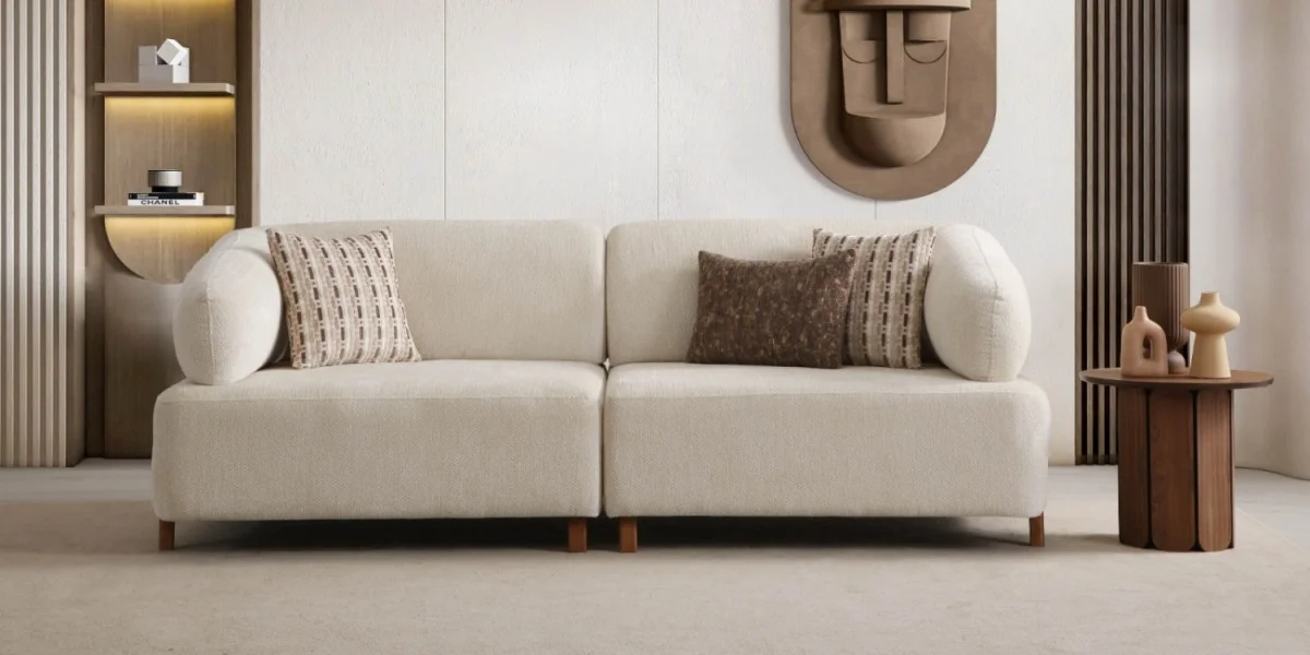 P8144 İlyora Yataklı Ceviz Koltuk Takımı - SAGA LIVING