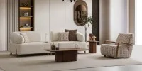 P8144 İlyora Yataklı Ceviz Koltuk Takımı - SAGA LIVING Detay 3