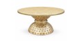 P8152 Caldera Eskitme Gold Dövme Orta Sehpa - SAGA LIVING Detay 1