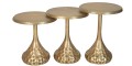 P8161 Vera Eskitme Gold Dövme Sehpa - SAGA LIVING Detay 2