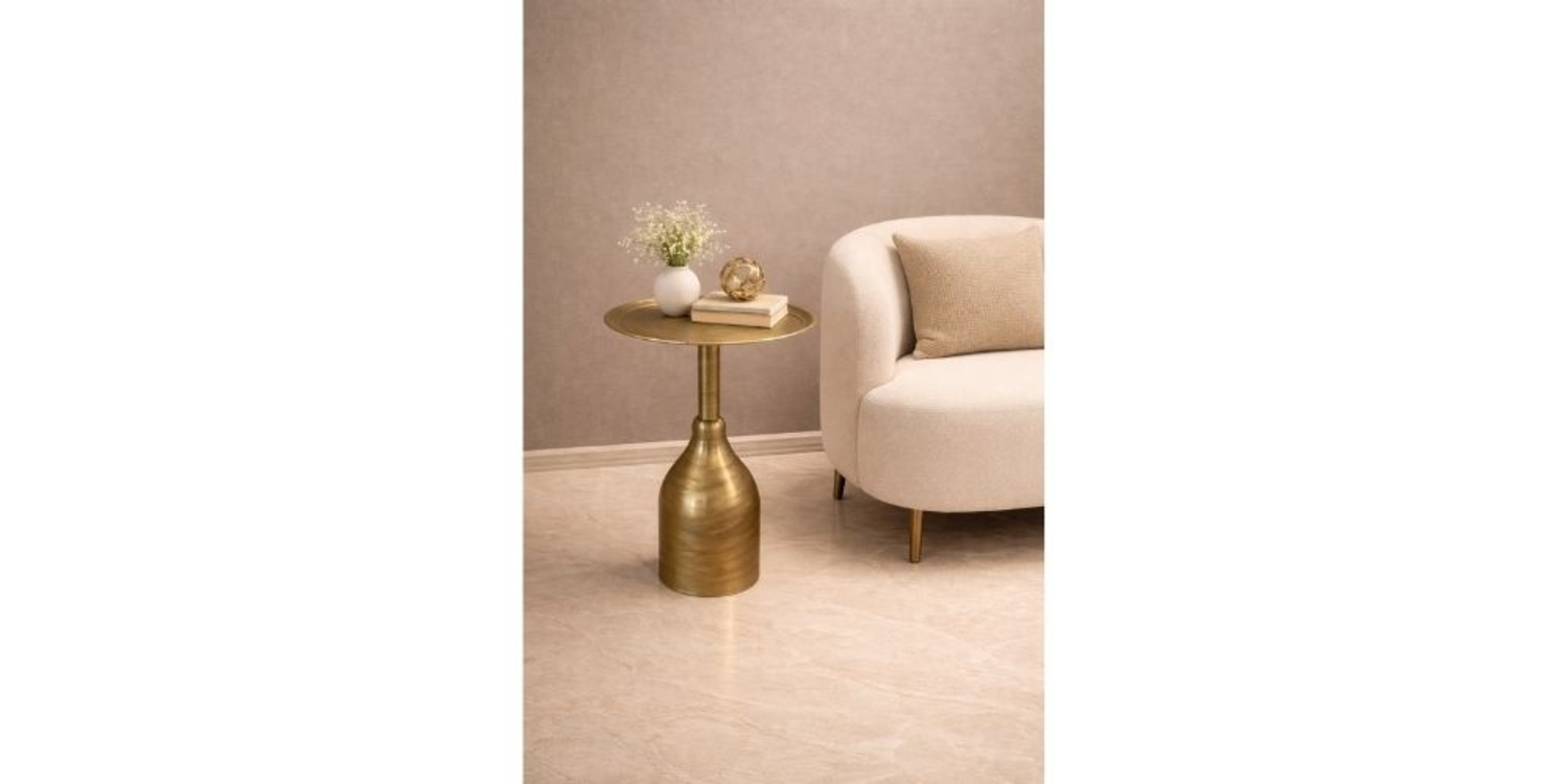 Vesta Eskitme Gold Sehpa
