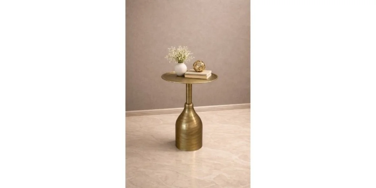 P8162 Vesta Eskitme Gold Sehpa - SAGA LIVING