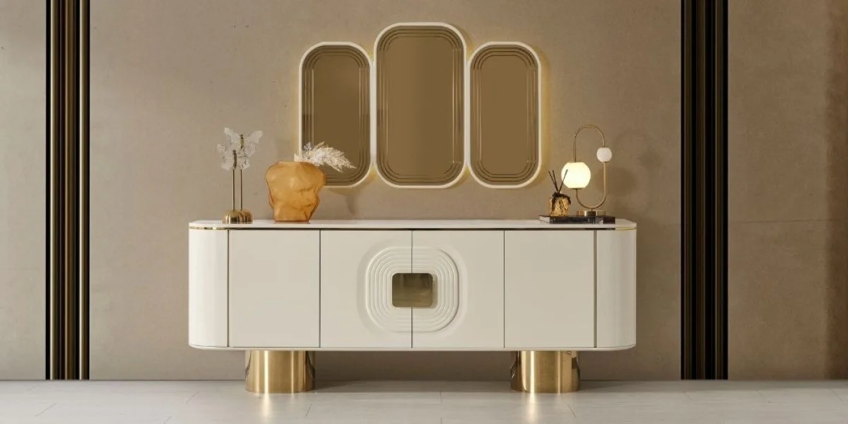 P7108 Farella Luxury Yemek Odası Takımı - GREENS LUXURY