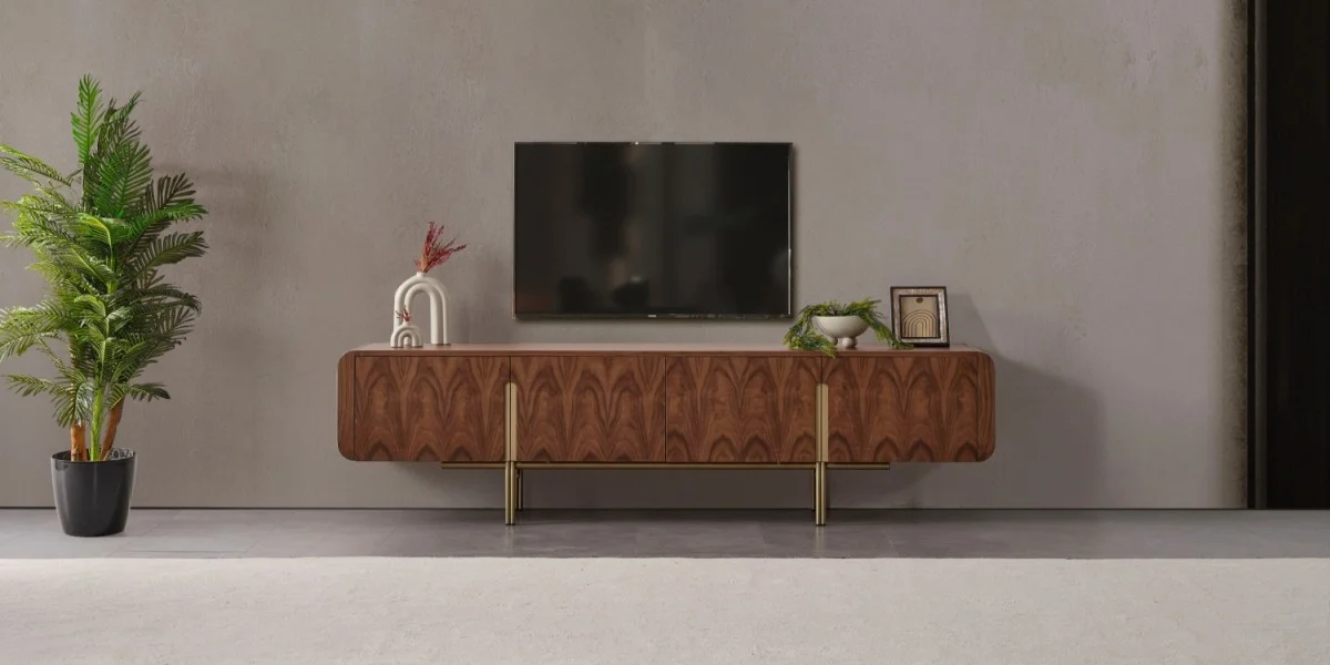 P8217 Series 30 Walnut TV Ünitesi - BE MODEL