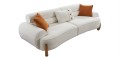 P7963 City Koltuk Takımı (Beyaz/Siyah) - FSM SOFA Detay 2