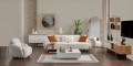 P7963 City Koltuk Takımı (Beyaz/Siyah) - FSM SOFA Detay 1