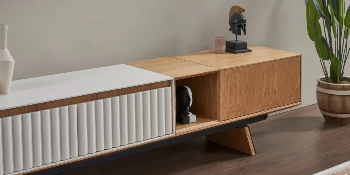 P7964 City Yemek Odası Takımı (Beyaz/Siyah) - FSM SOFA