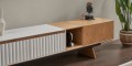 P7964 City Yemek Odası Takımı (Beyaz/Siyah) - FSM SOFA Detay 6