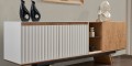 P7964 City Yemek Odası Takımı (Beyaz/Siyah) - FSM SOFA Detay 4