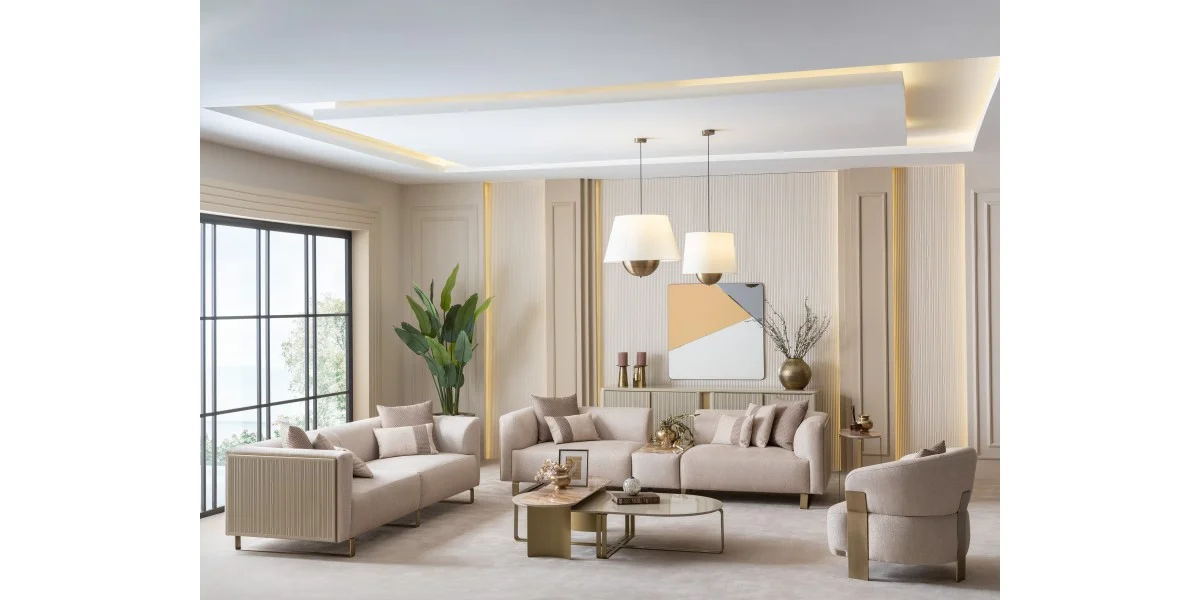 P7298 Massimo Oturma Odası Takımı - LUXE LIFE