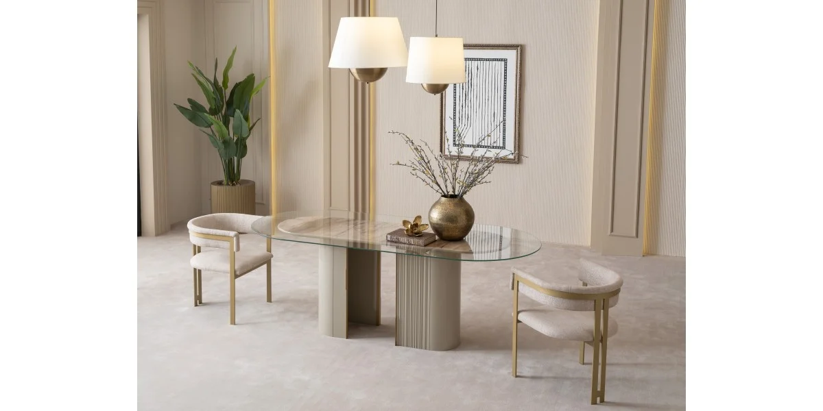 P7299 Massimo Yemek Odası Takımı - LUXE LIFE