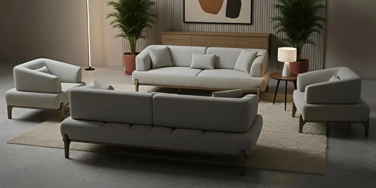 P8062 İNCİ KOLTUK TAKIMI - FEY LIFE HOME