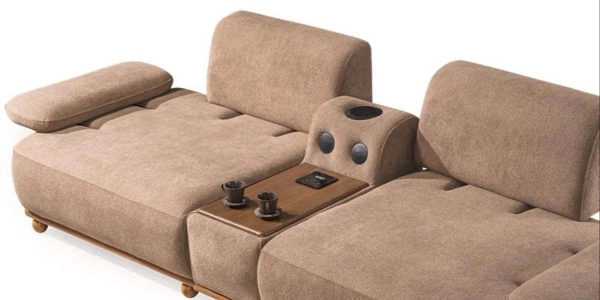 P7680 Laveni Home Poufy Koltuk Takımı - LAVENI HOME