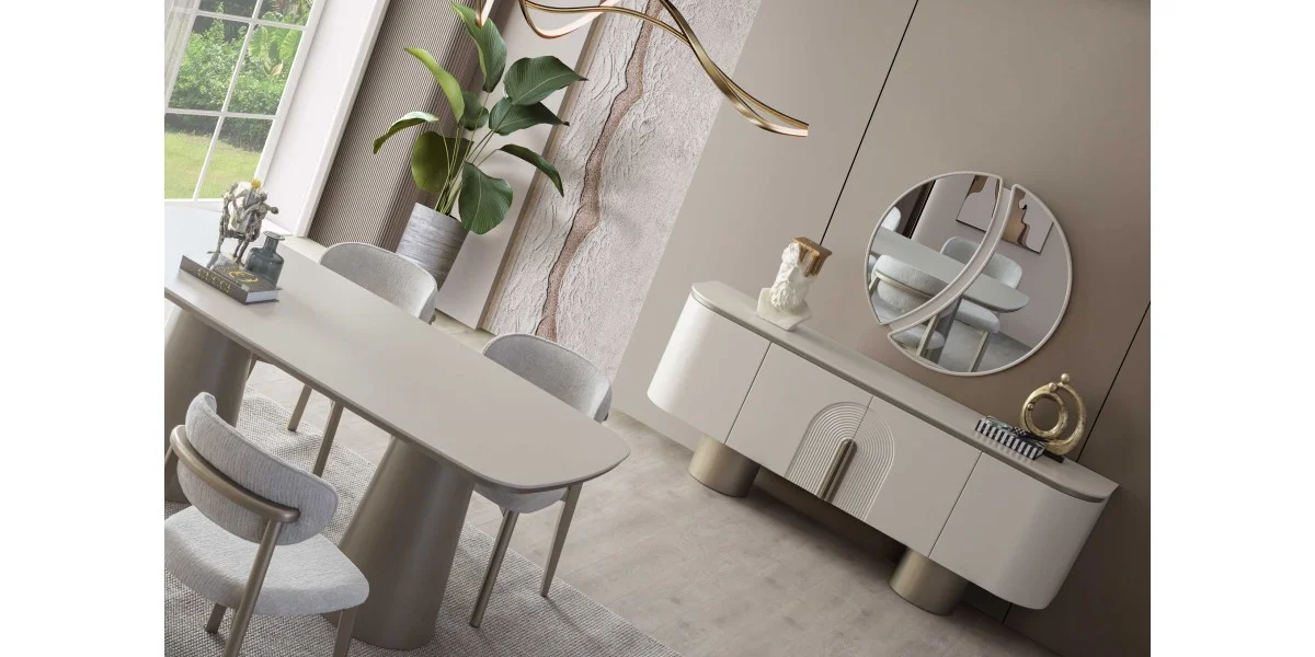 P6238 Pablo Yemek Odasi Bronz - TITANI HOME
