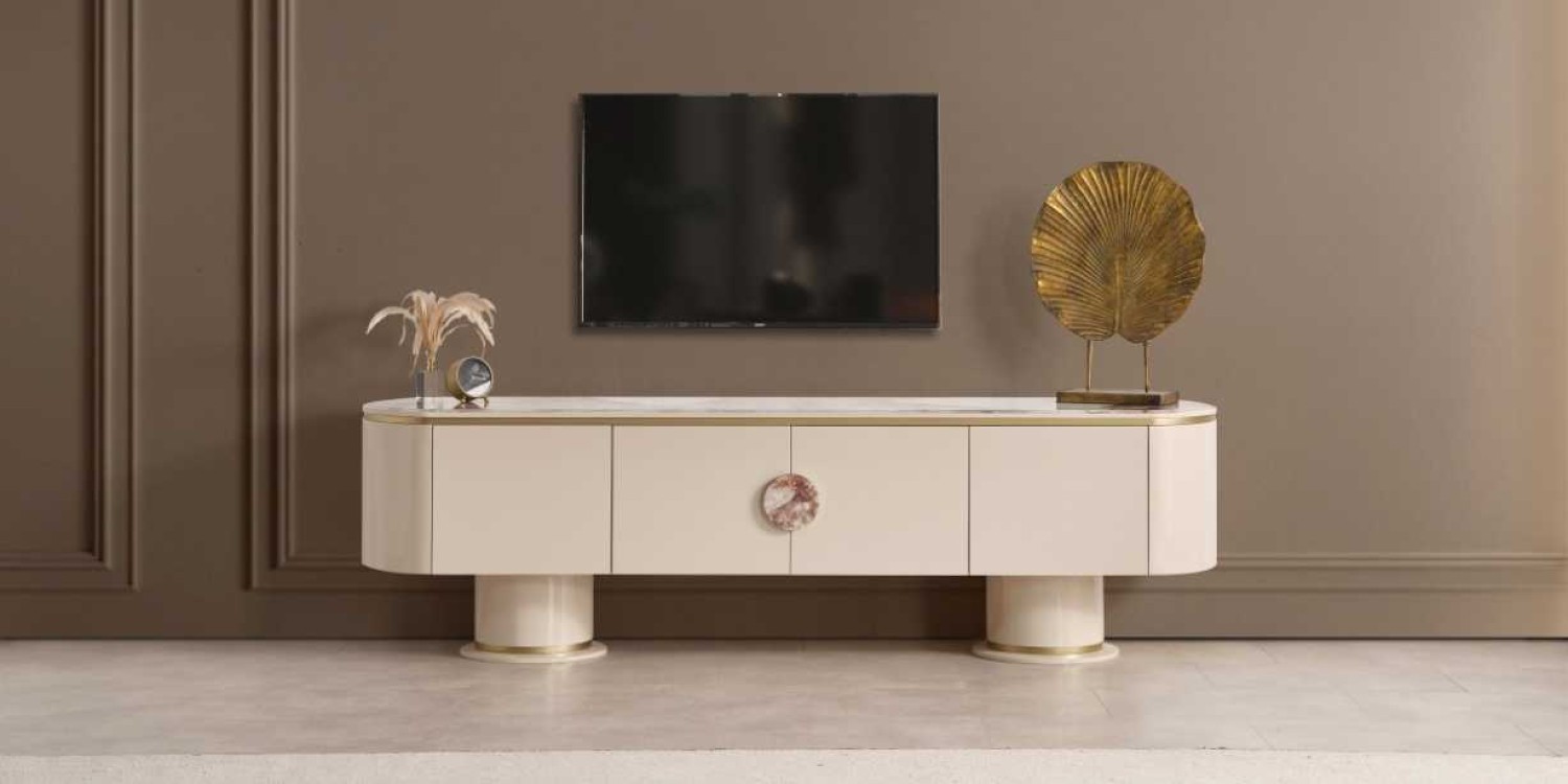 Cartier Tv Ünitesi Krem