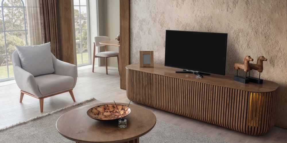 Fold TV Ünitesi Ceviz