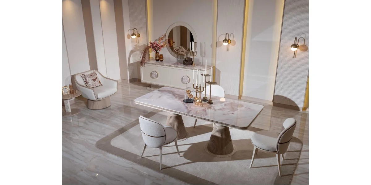 P6116 Belezza Yemek Odası Takımı - LUXE LIFE
