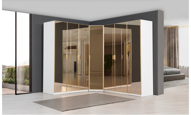 İnfinity Giyinme Dolabı Gold