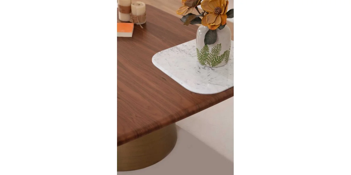 P6277 Bueno Orta Sehpa Pirinç - TABA HOME