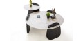 P6263 Markiz Orta Sehpa Set Siyah - TABA HOME Detay 1