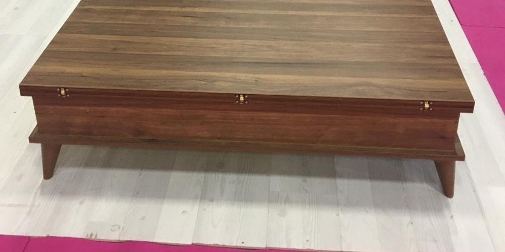 Akıllı Orta Sehpa Kasalı Ceviz