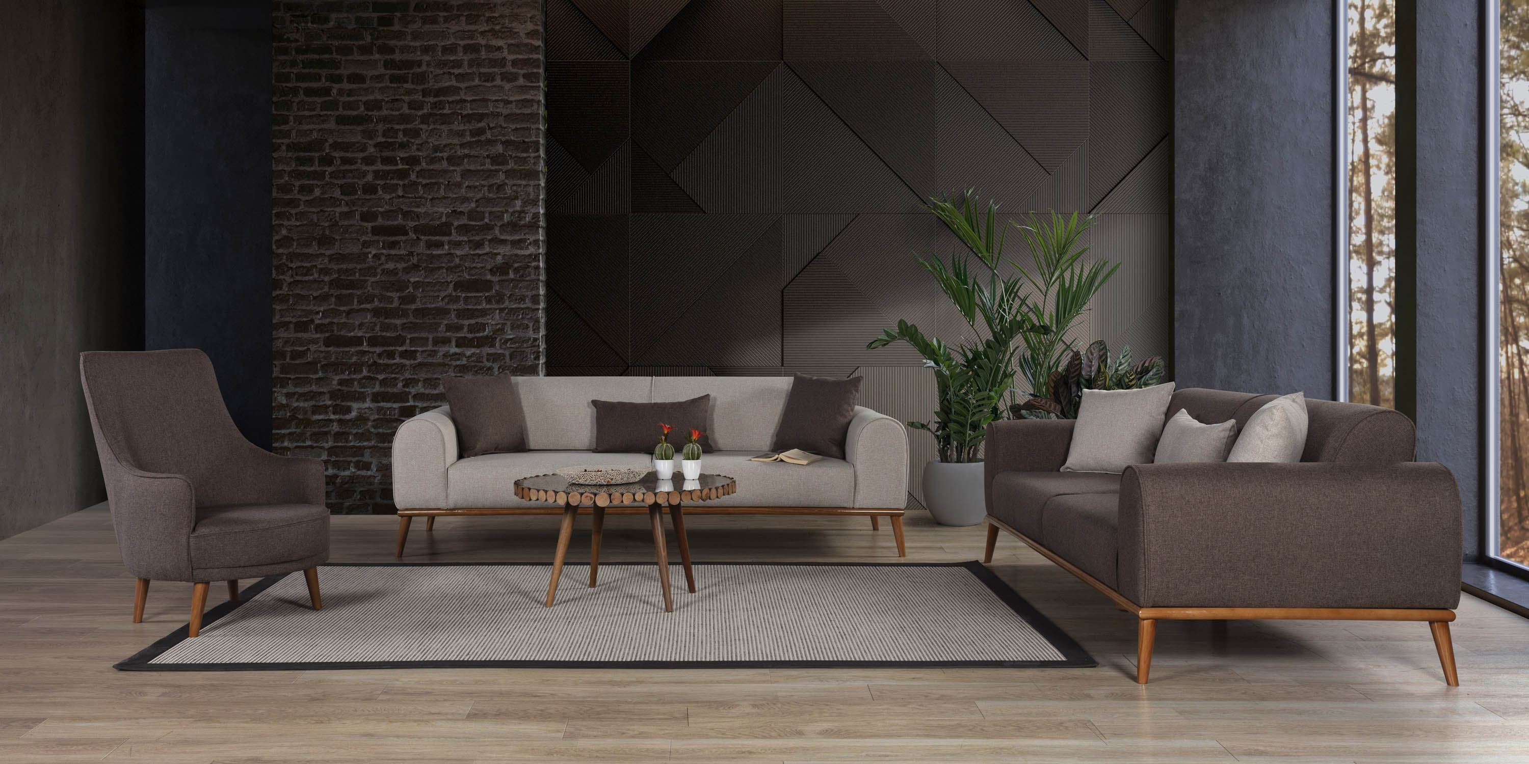 Loft Koltuk Takimi Keten