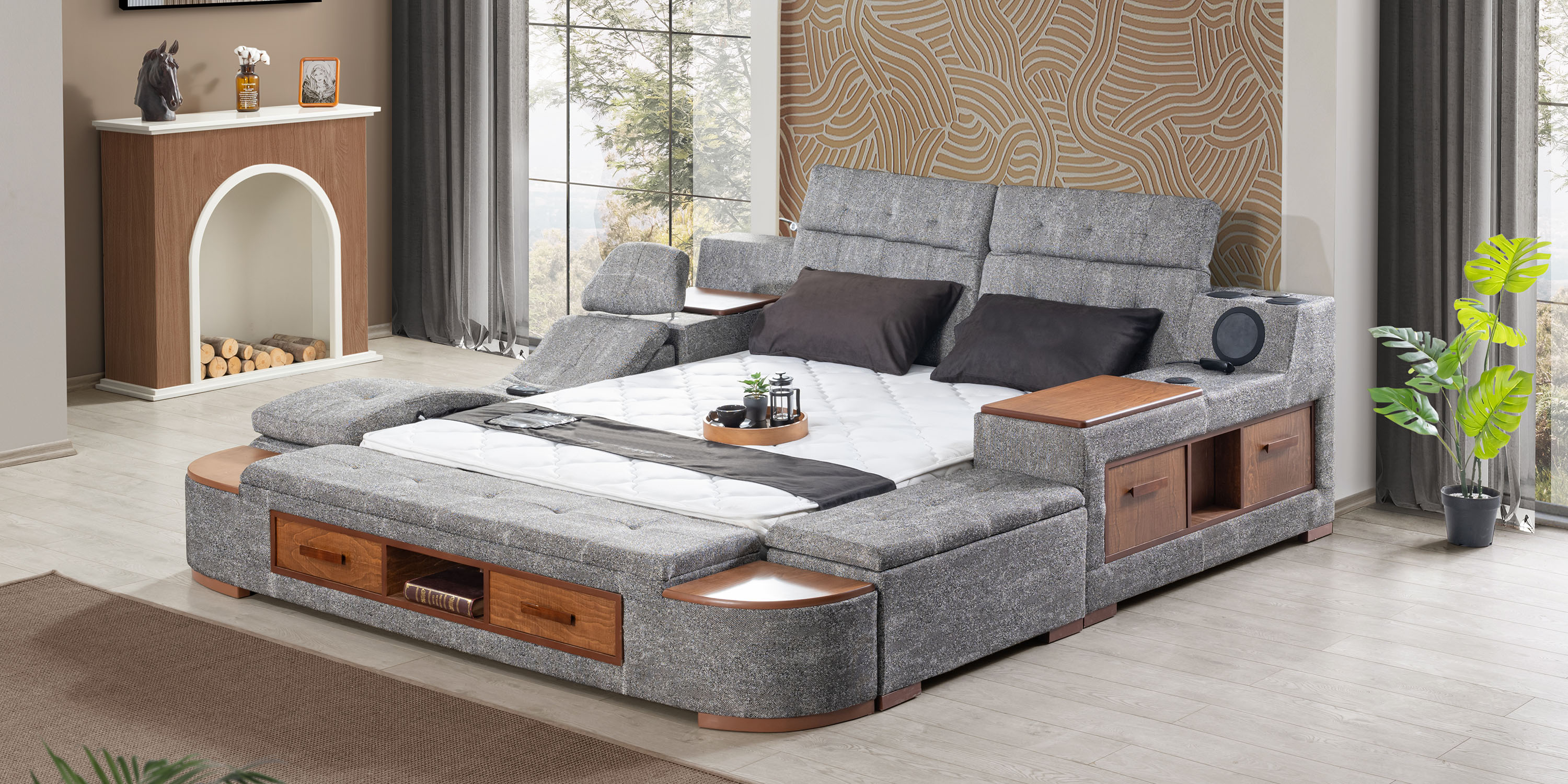 Luxe Life Çift Kisilik Karyola