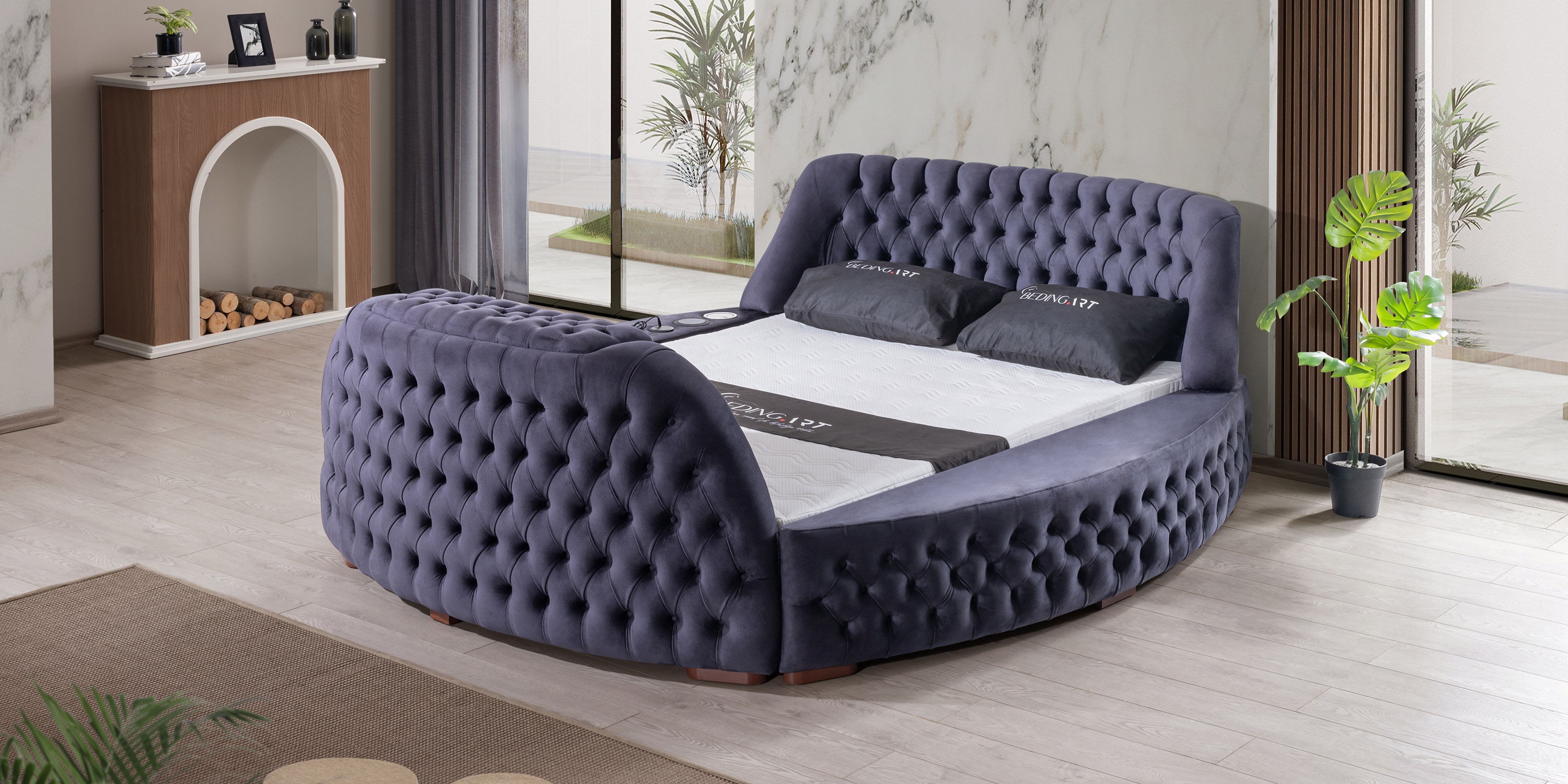 Soft Life Çift Kisilik Baza + Baslik